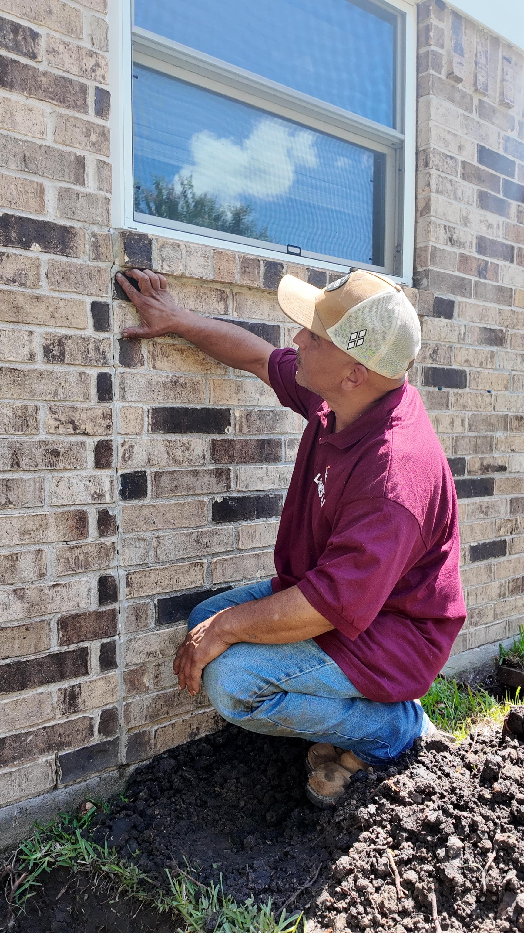 Texas home with a freshly repaired foundation