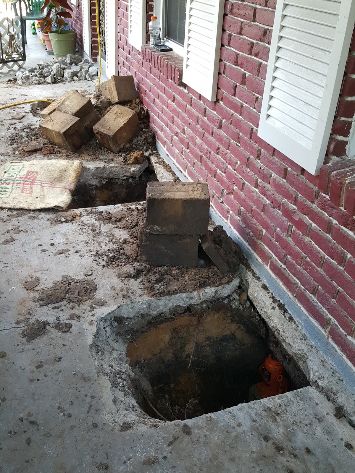Driveway or foundation repair project photo