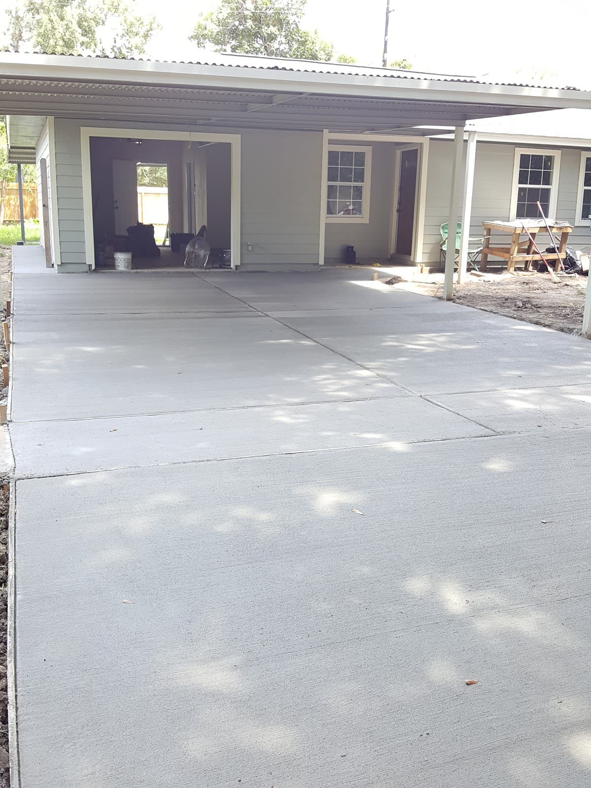 Driveway or foundation repair project photo