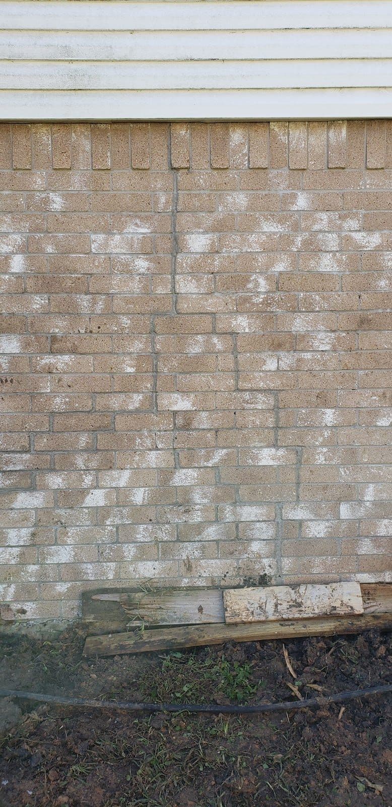 After: cracks filled after lift