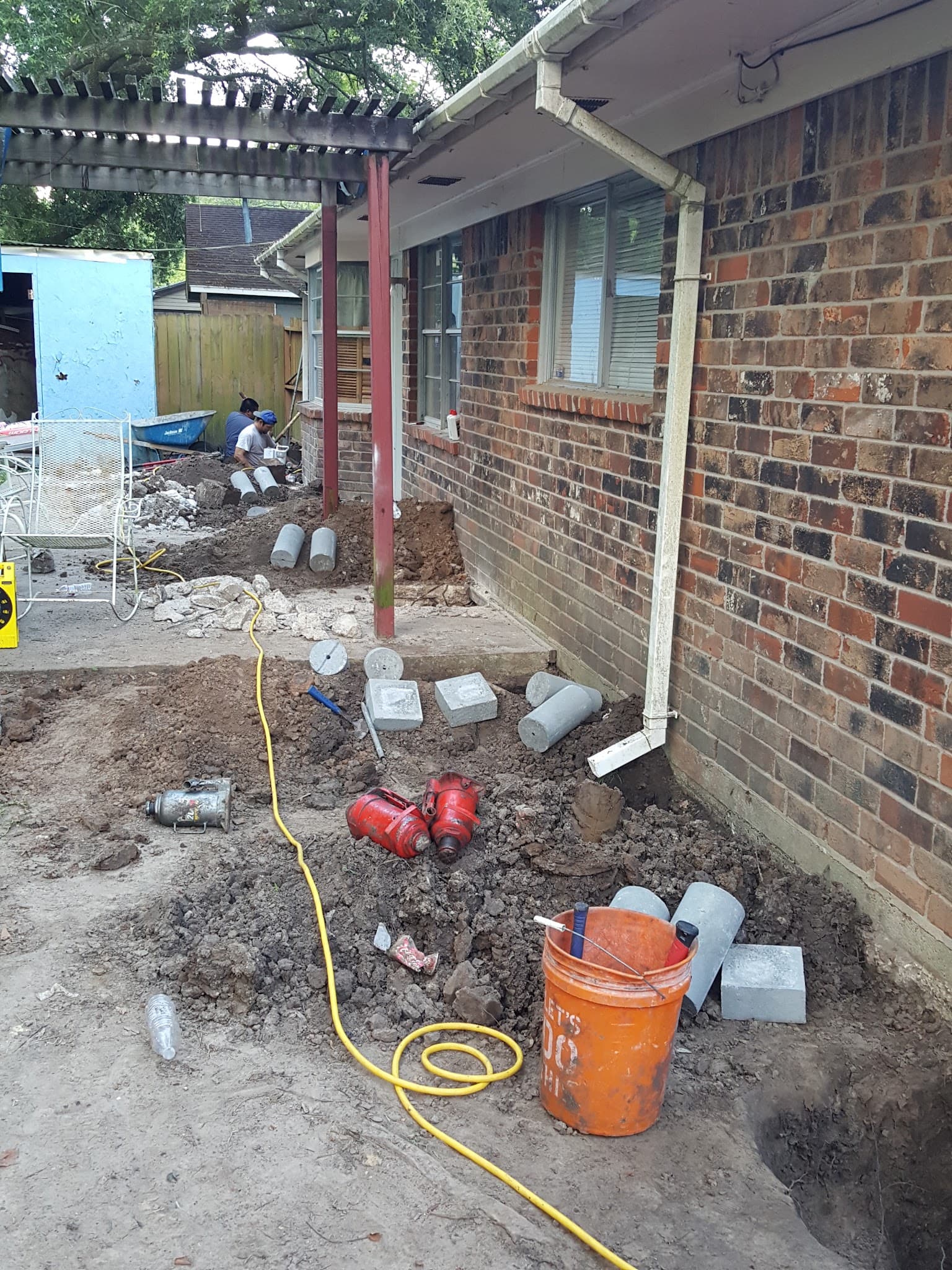 Driveway or foundation repair project photo